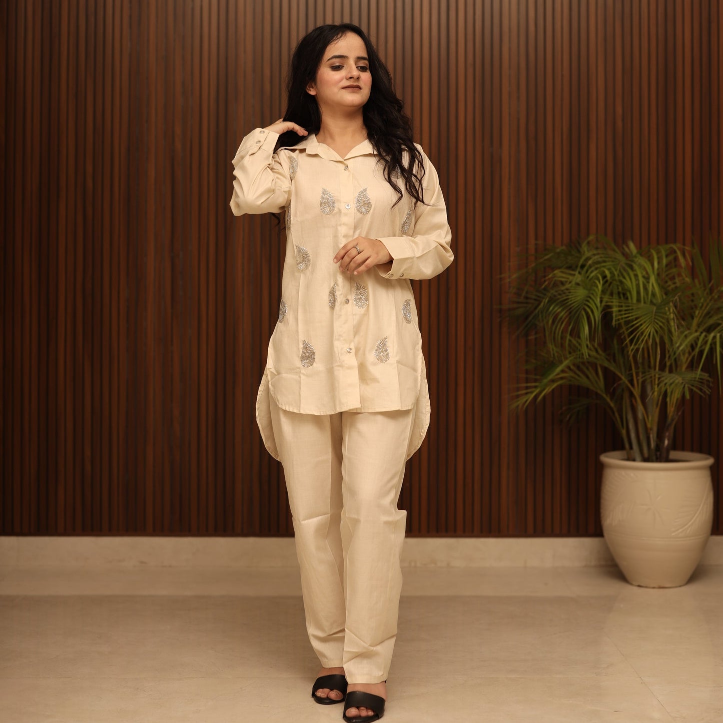 Cream Coord Set