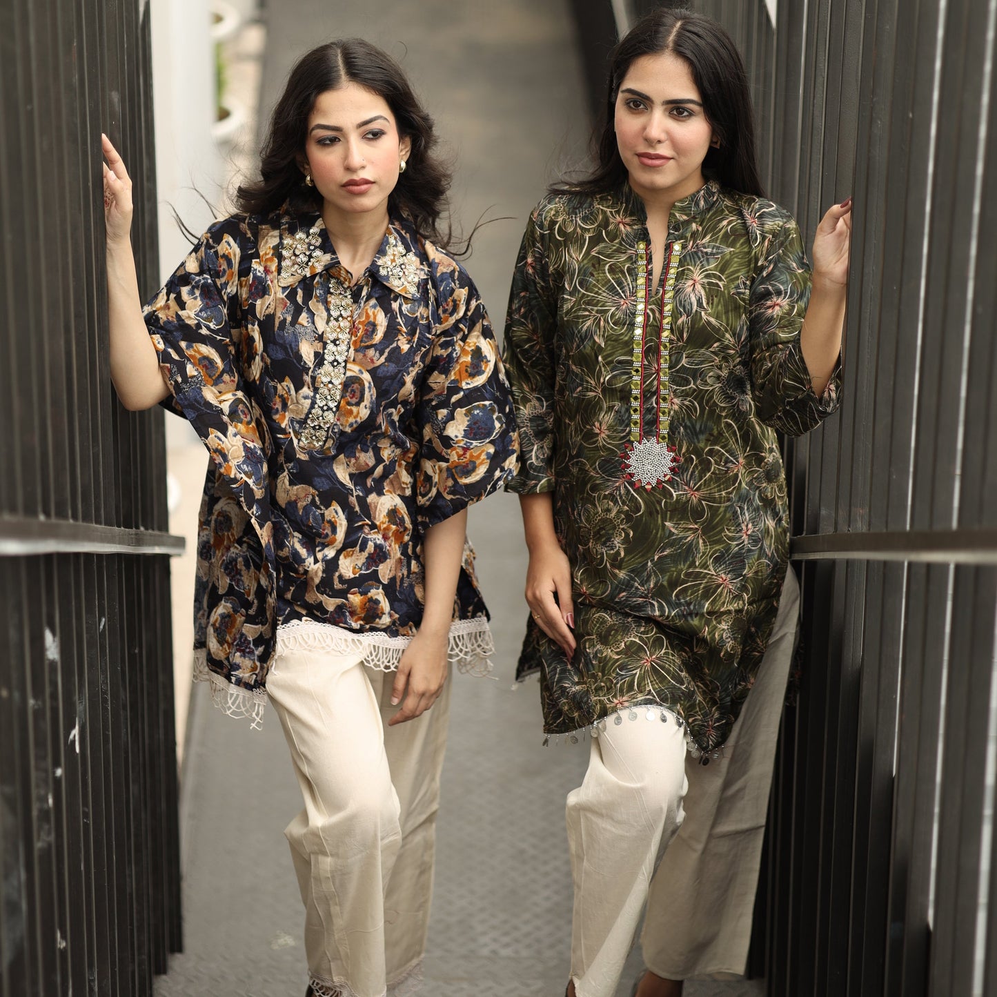Green Print Coord Set