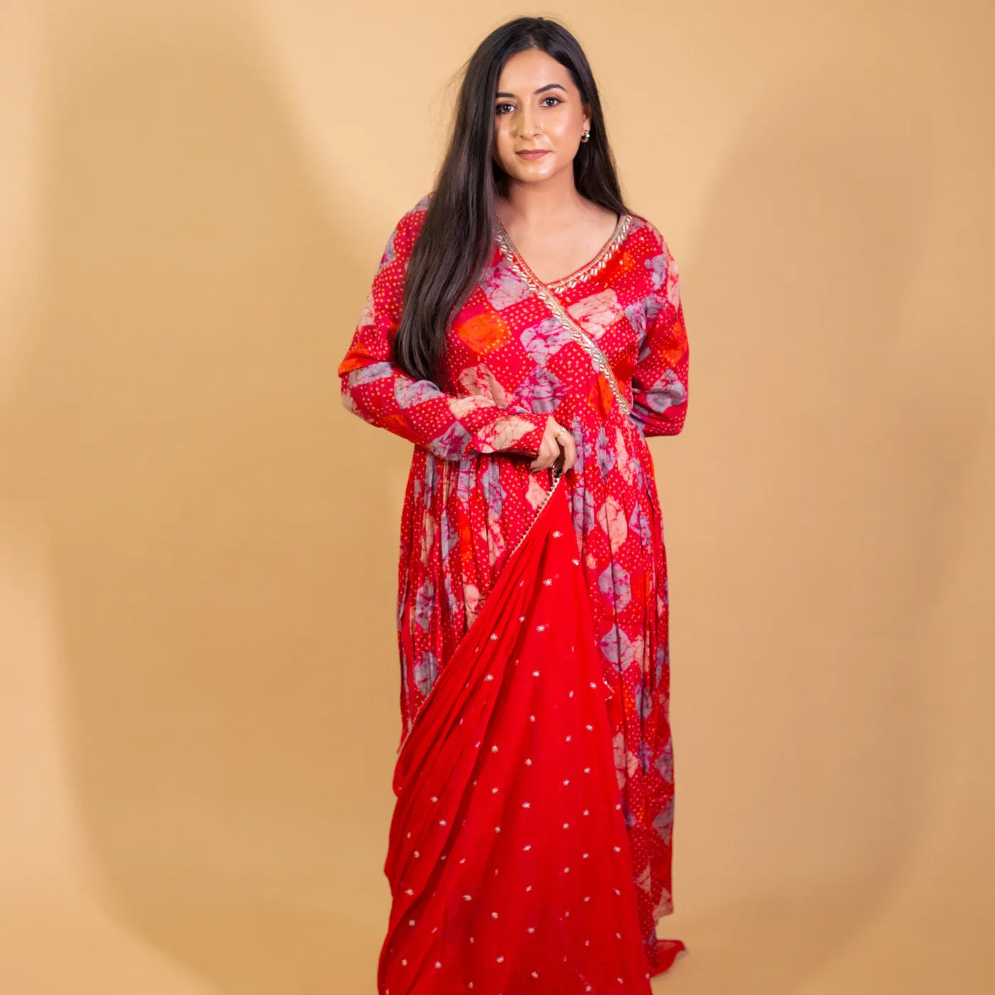 Anarkali Reddish Love Suit