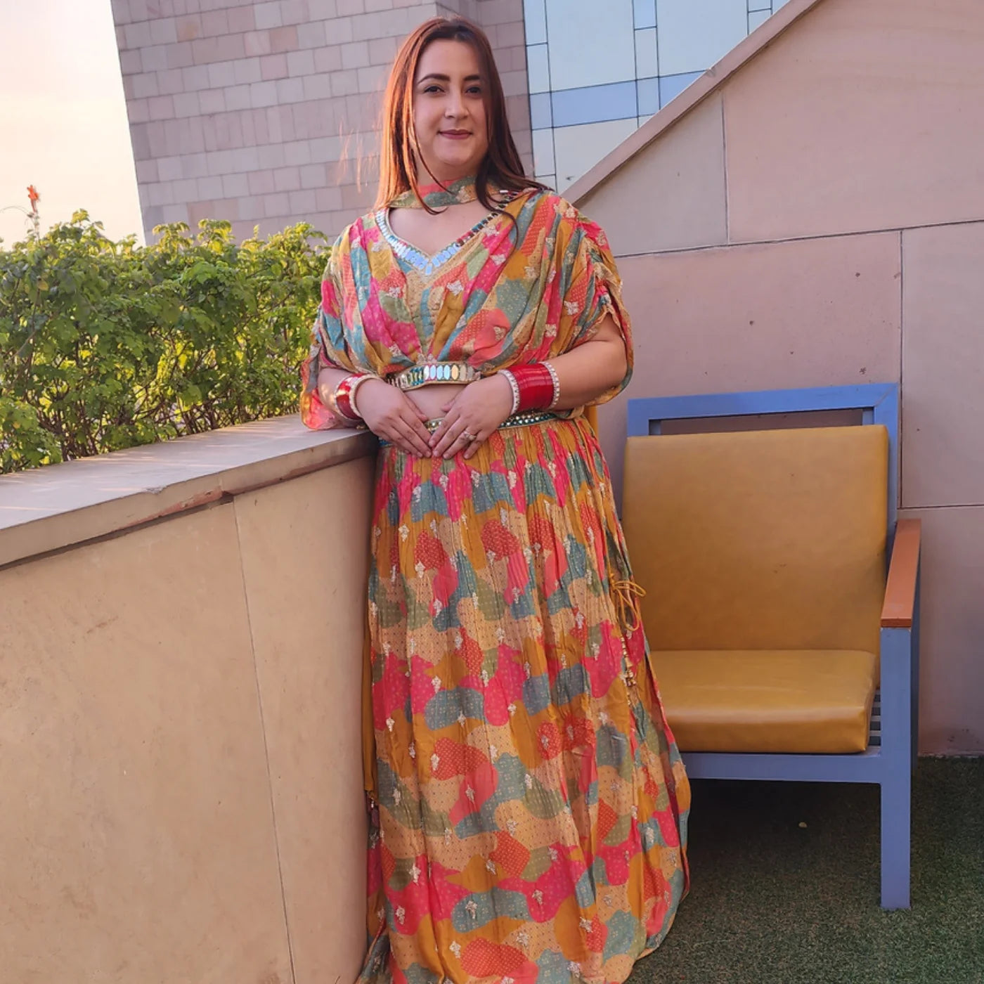 Haldi Multi Color Lehnga